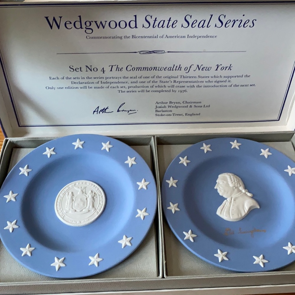 Wedgwood New York Commemorative Plates